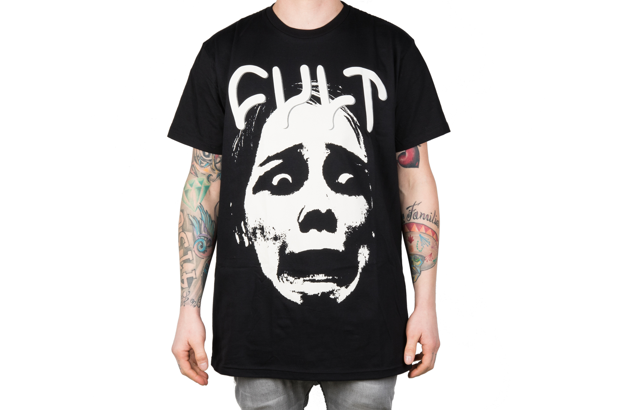 Cult "Face Logo" T-Shirt buy online now | Oldschoolbmx BMX and Mailorder